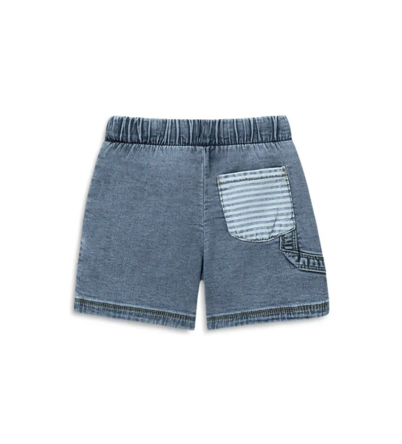 Bermuda in felpa denim