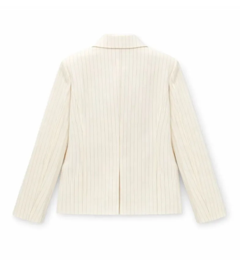 Blazer righe doppio petto