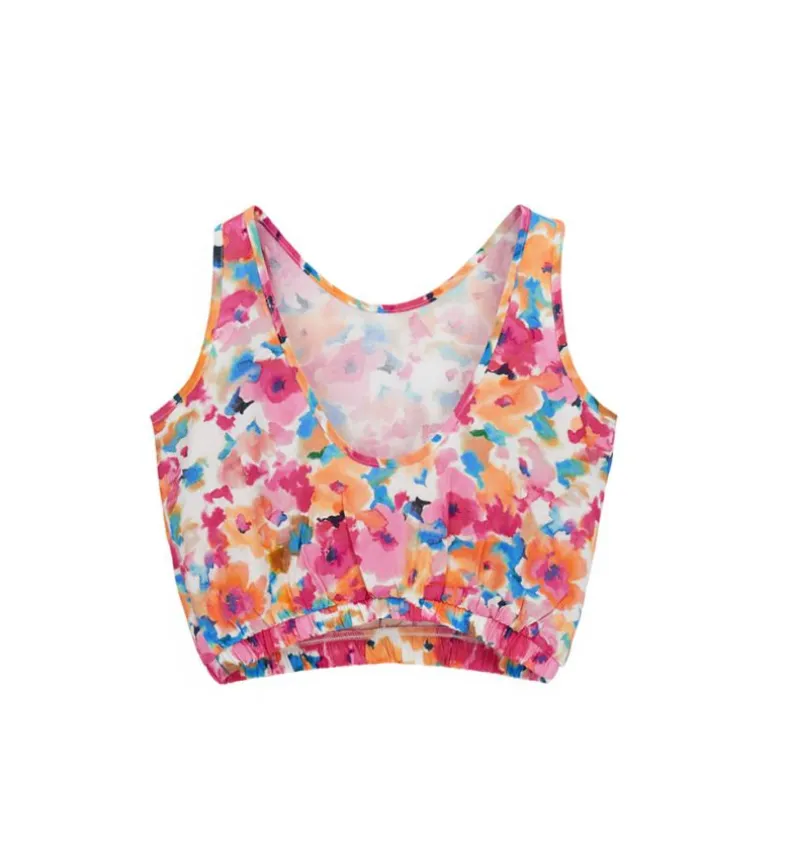 Blusa con fiori