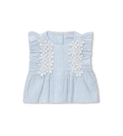 Blusa con macramé