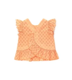 Blusa con ricami