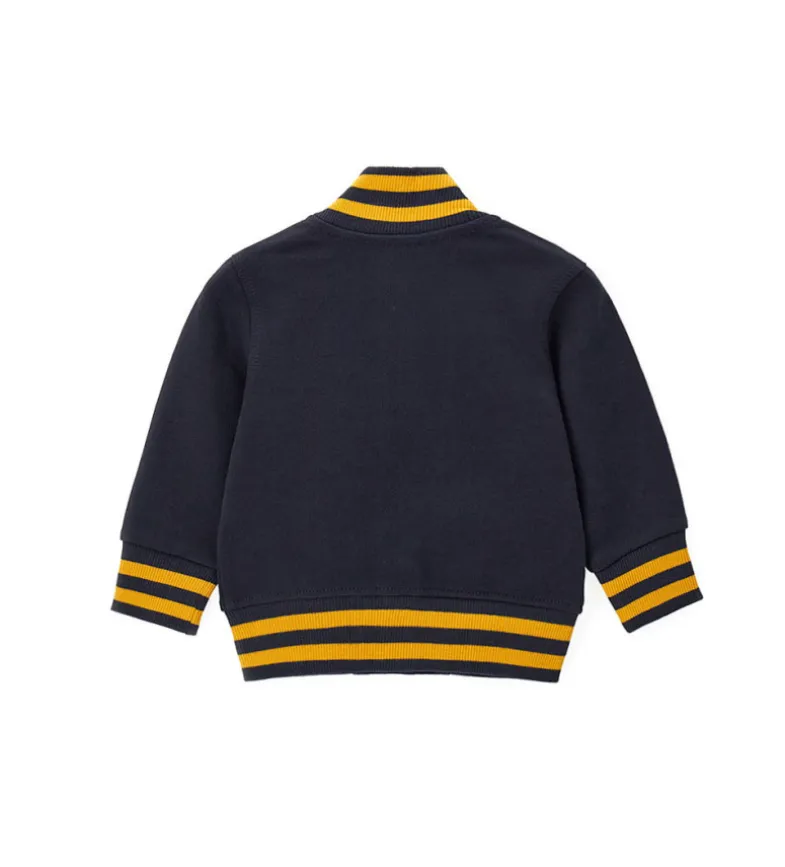 Bomber in felpa cotone