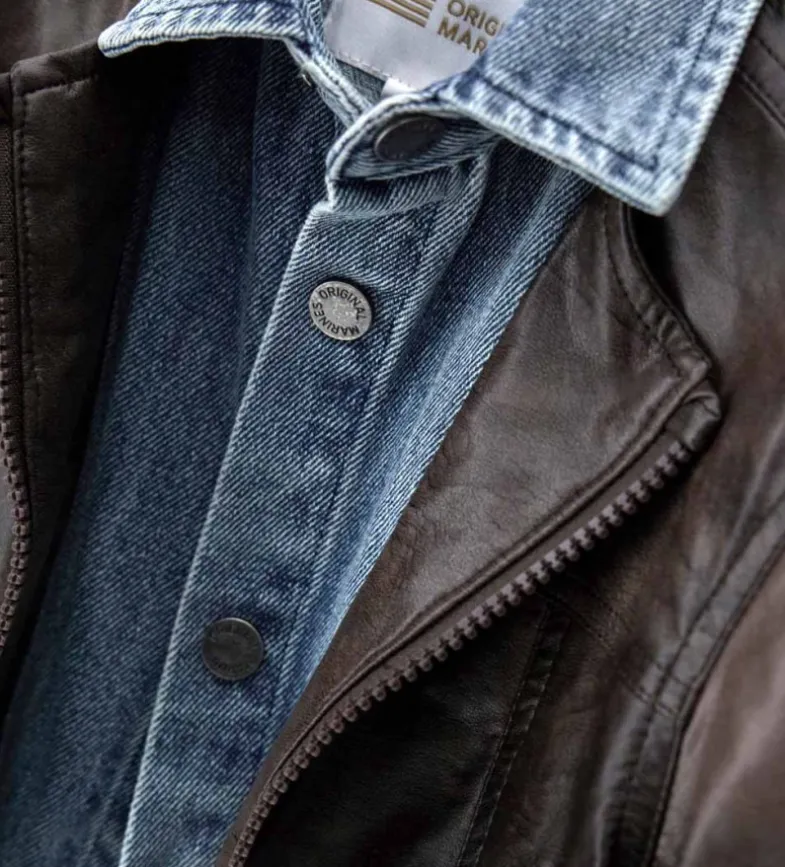Bomber in finta pelle