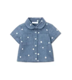 Camicia con margherite
