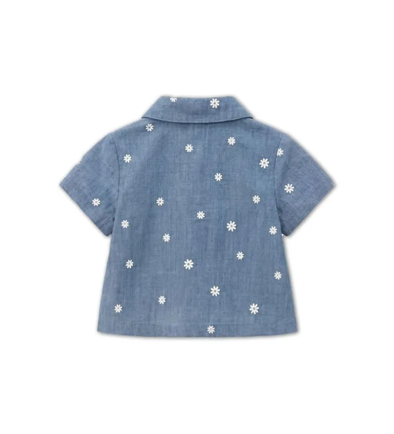 Camicia con margherite