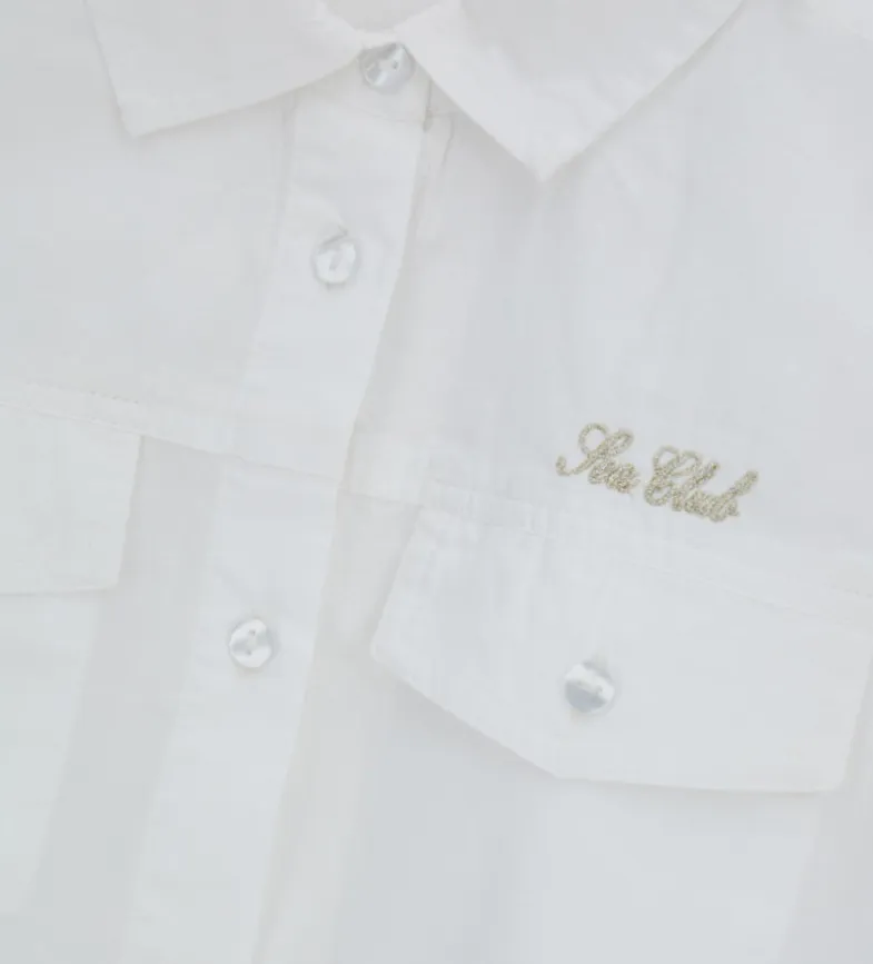 Camicia con ricamo