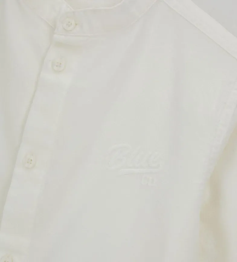 Camicia con ricamo