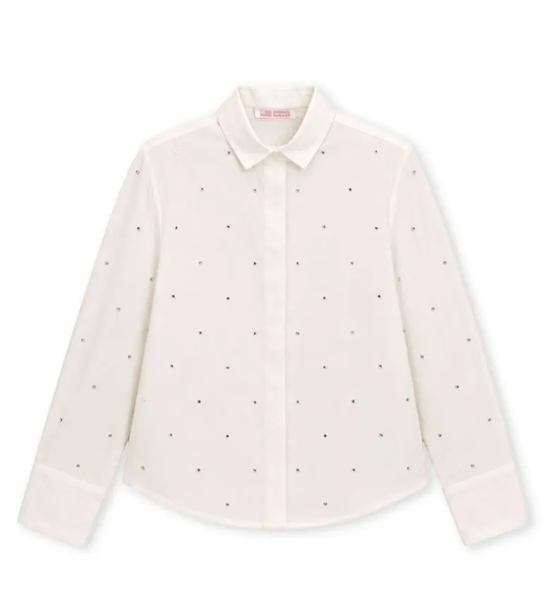 Camicia con strass