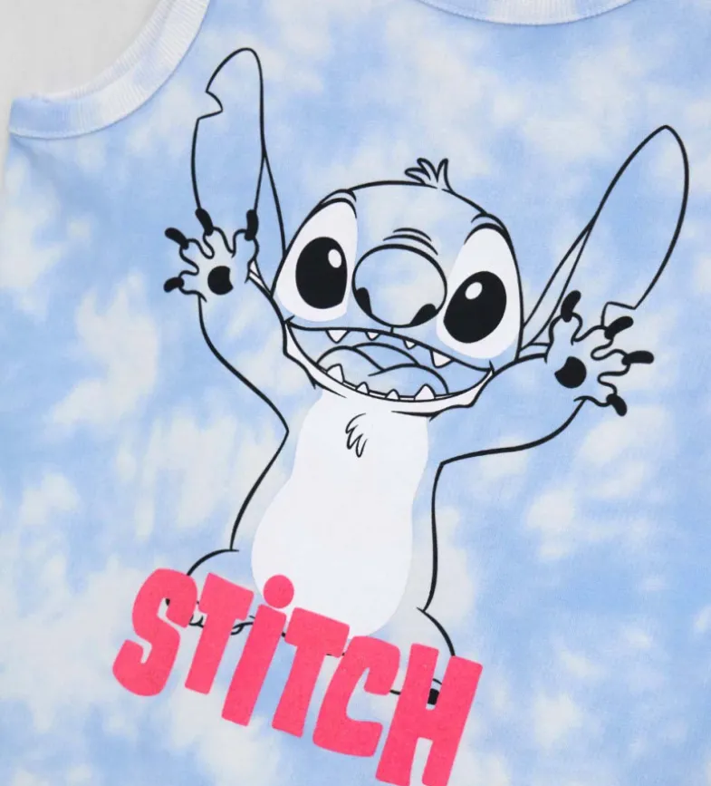 Canotta azzurra Disney Stitch