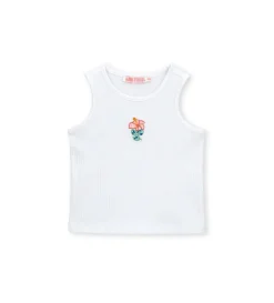 Canotta con fiore