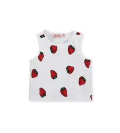 Canotta con fragole