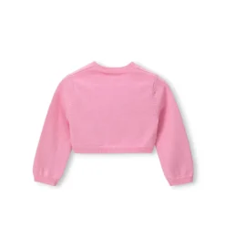 Cardigan con fiore