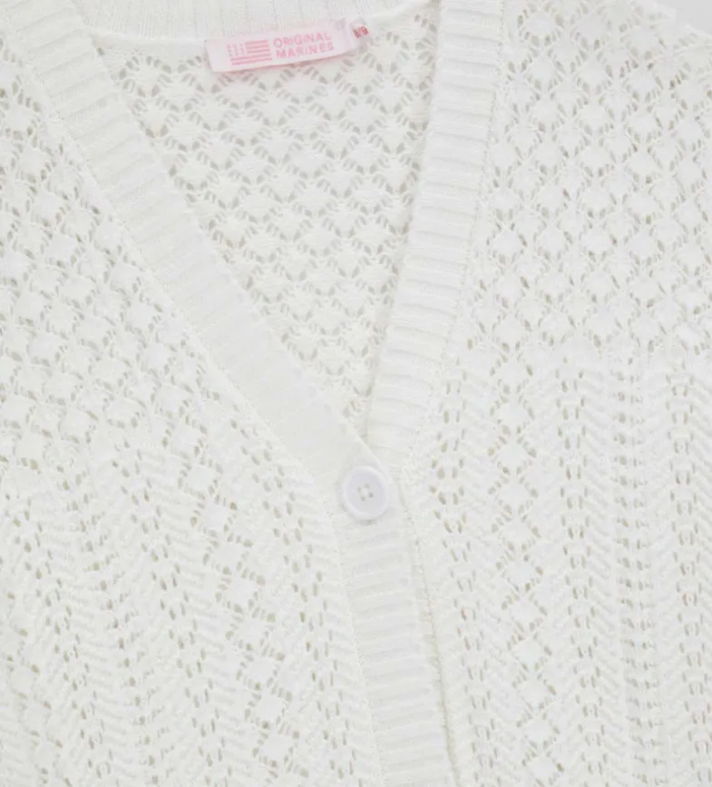 Cardigan in filo
