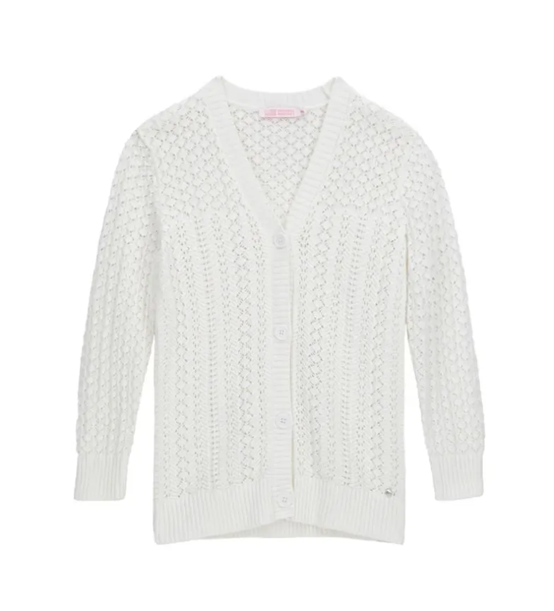 Cardigan in filo