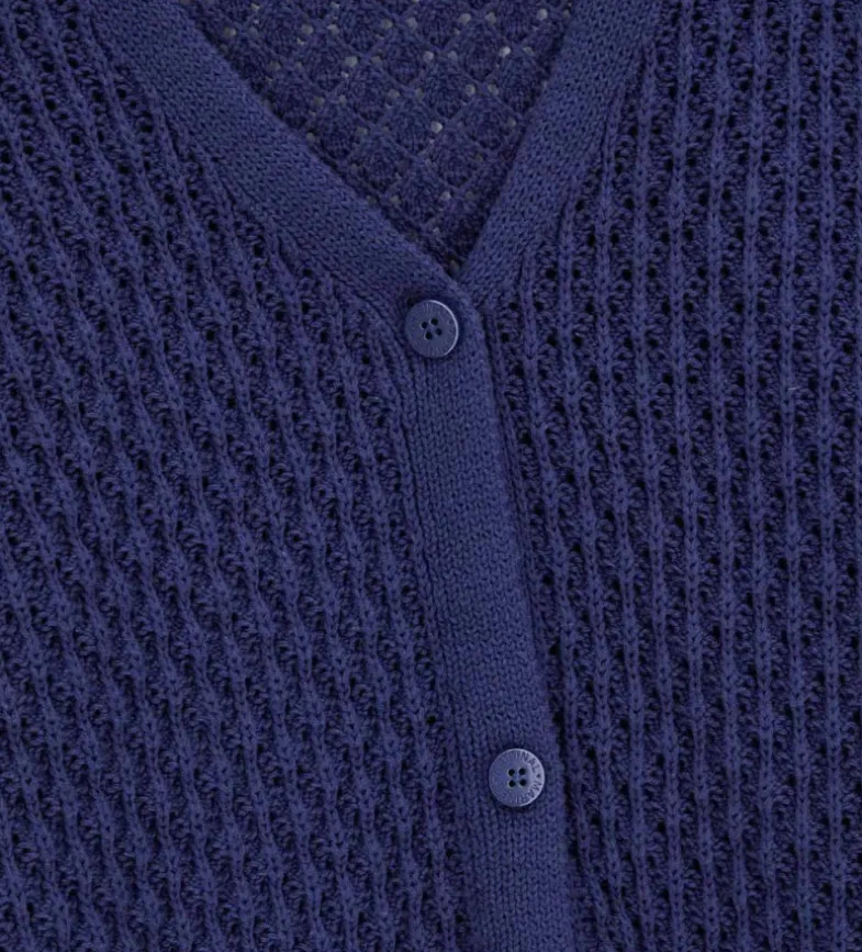 Cardigan traforato