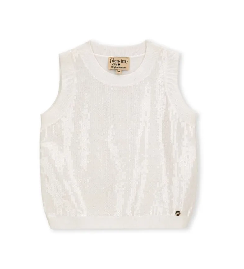 Gilet con paillettes