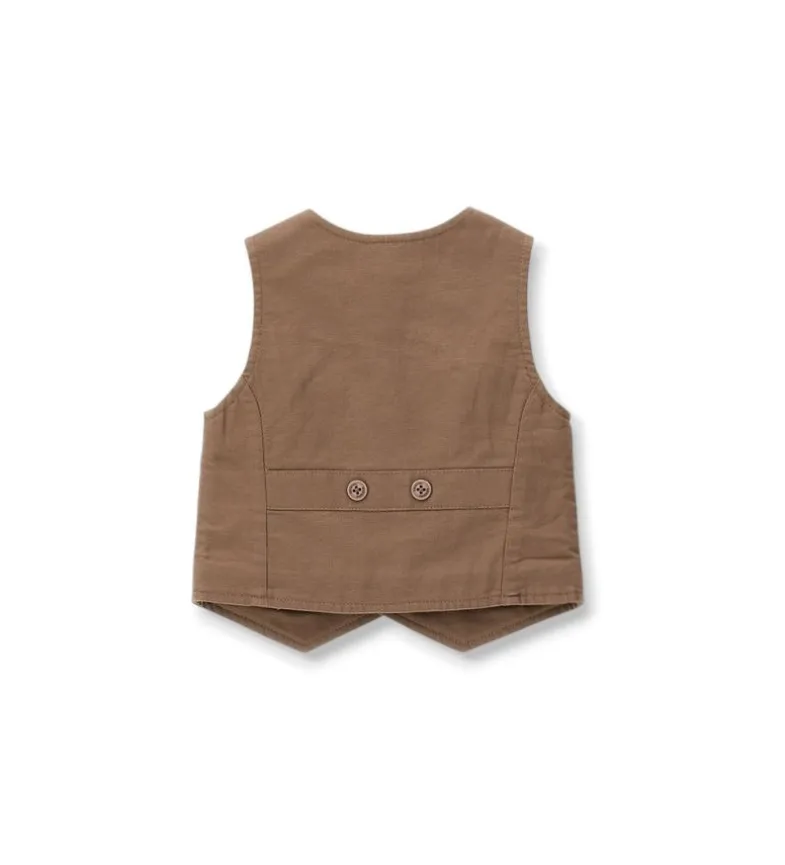 Gilet tinta unita