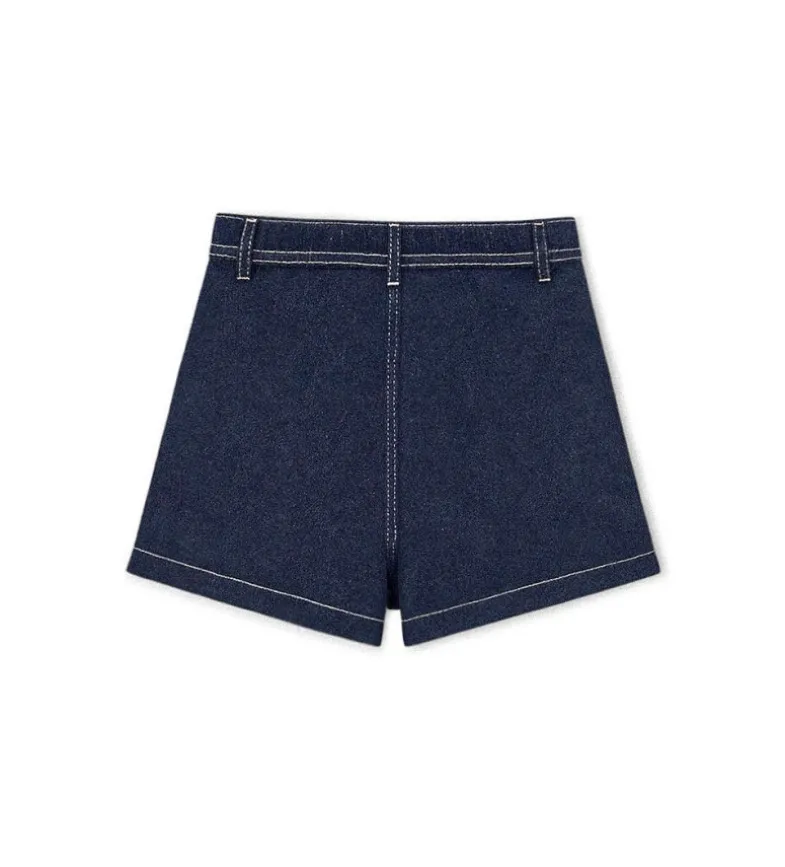 Gonna pantalone in jeans