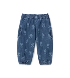 Jeans con fiori