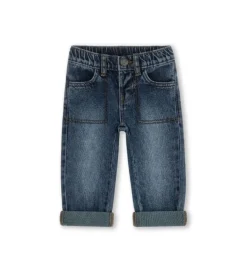 Jeans con risvolto