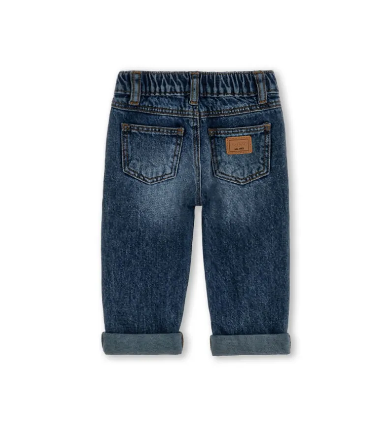 Jeans con risvolto