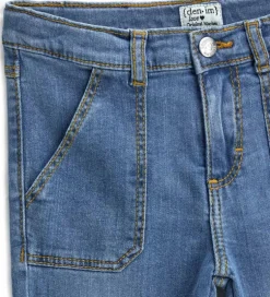 Jeans flare con spacchetti