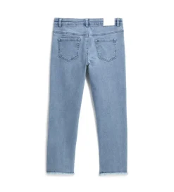 Jeans skinny sfrangiati