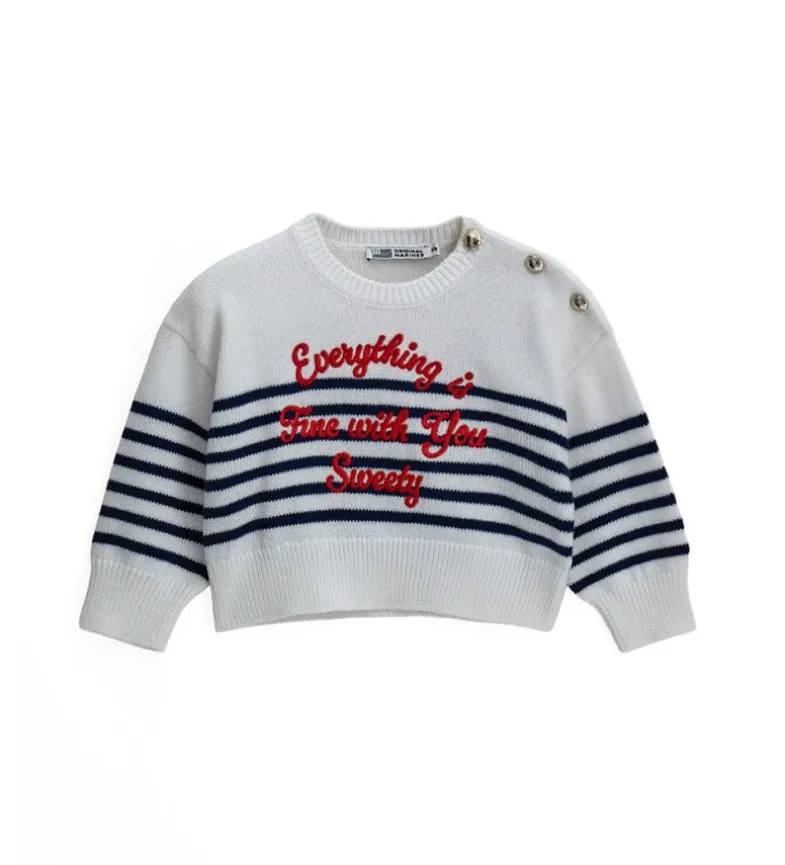 Maglia con ricamo