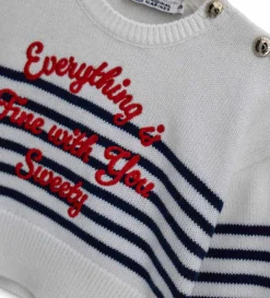 Maglia con ricamo