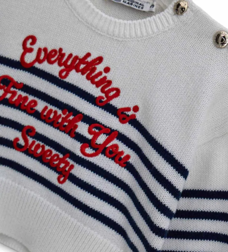 Maglia con ricamo