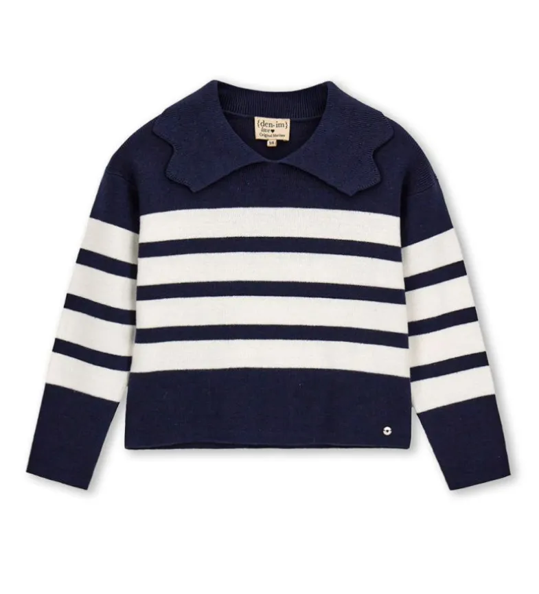 Maglione a righe