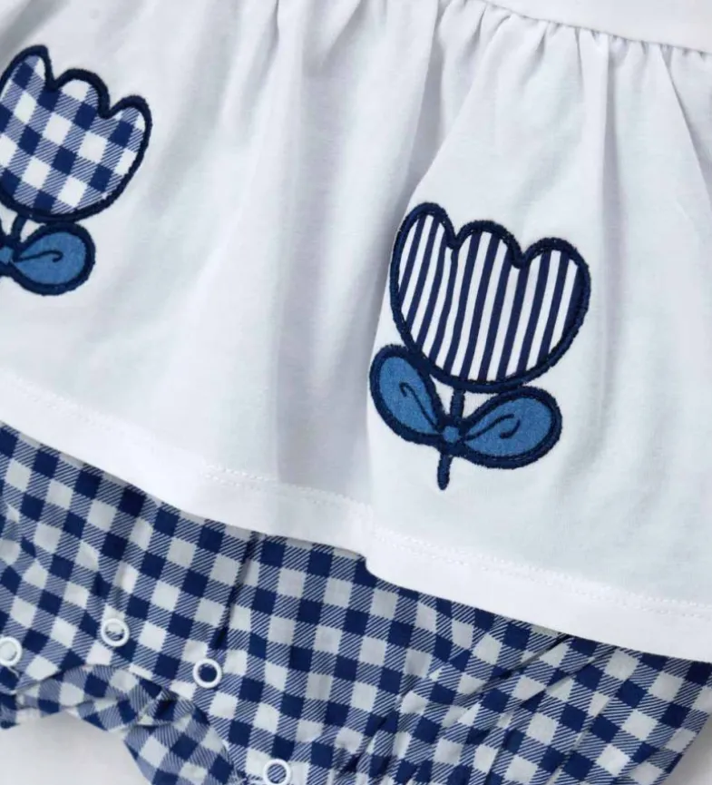 Pagliaccetto con fiori