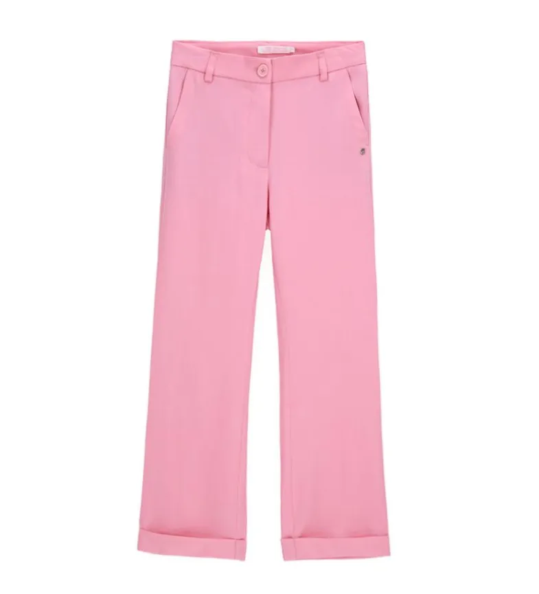Pantalone con risvolto
