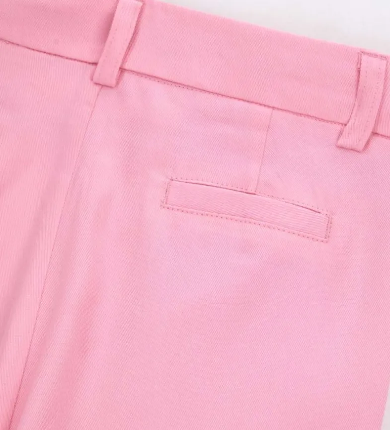 Pantalone con risvolto