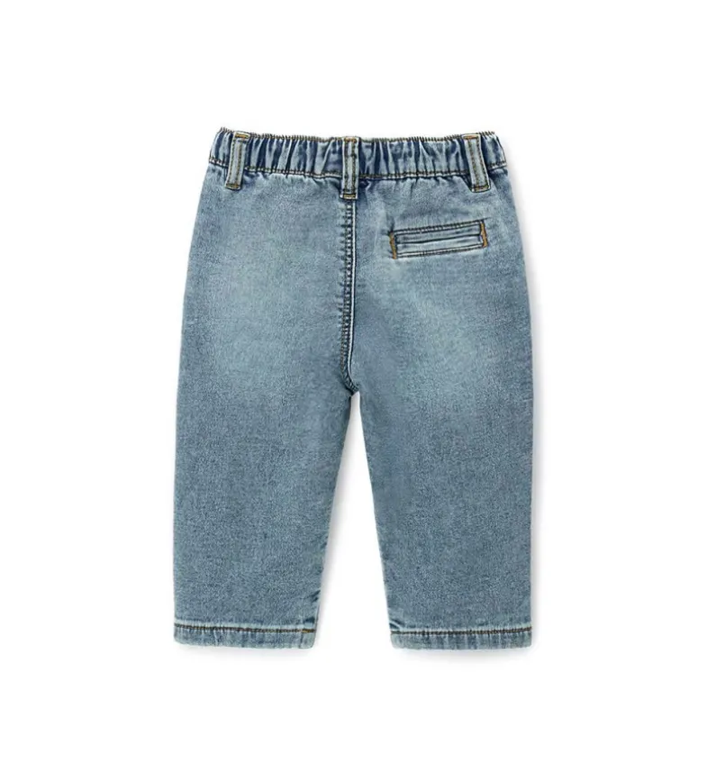 Pantaloni in felpa denim