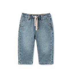 Pantaloni in felpa denim