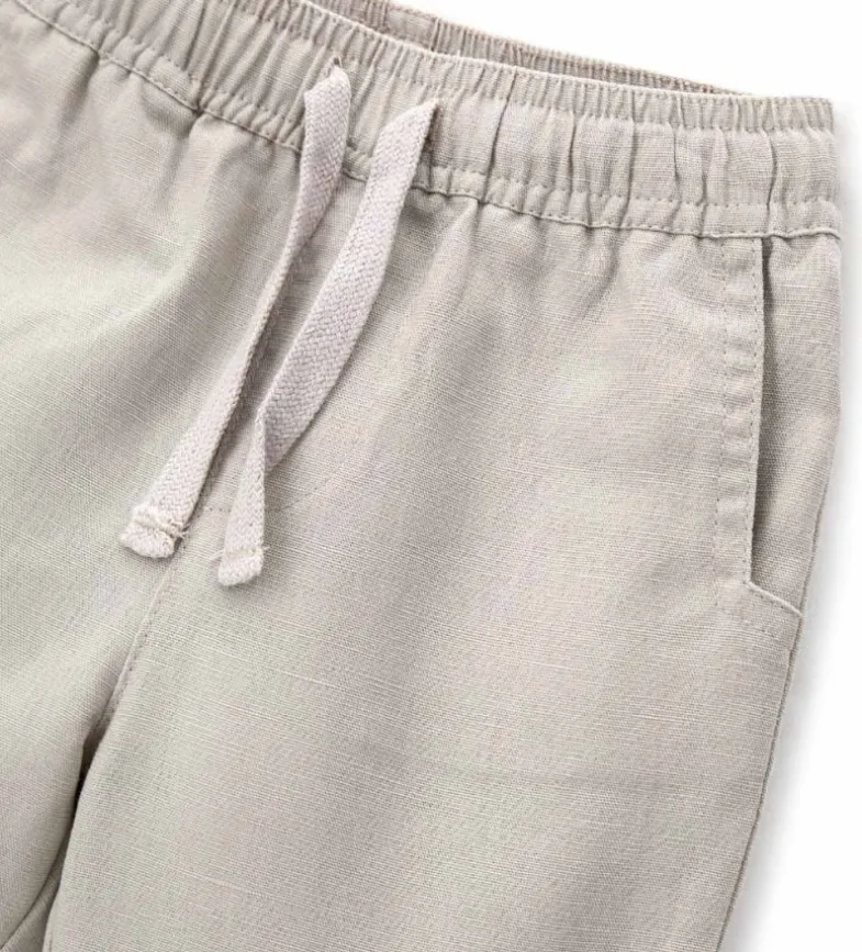 Pantaloni misto lino