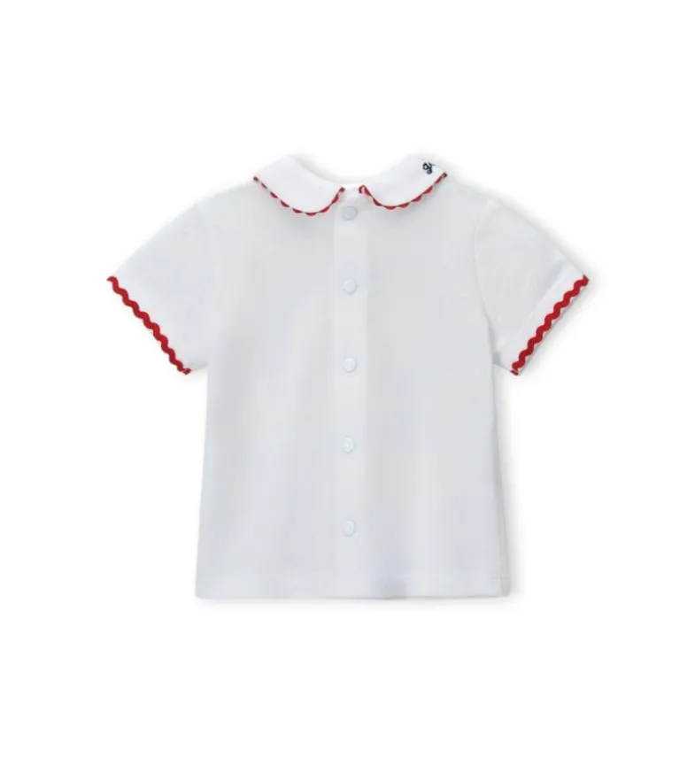 Polo con ricami