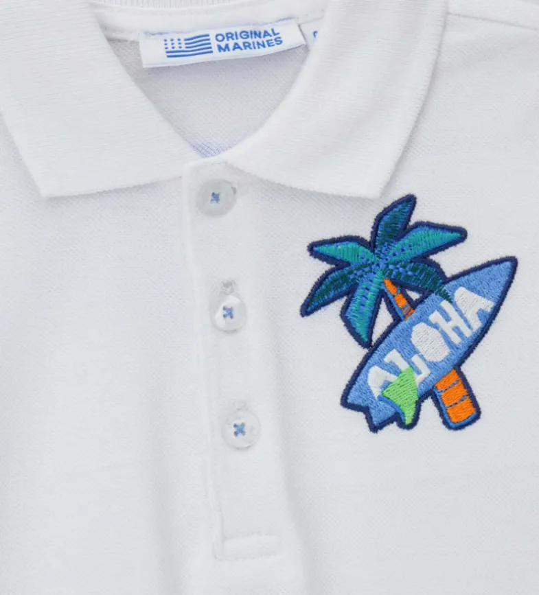 Polo con ricamo