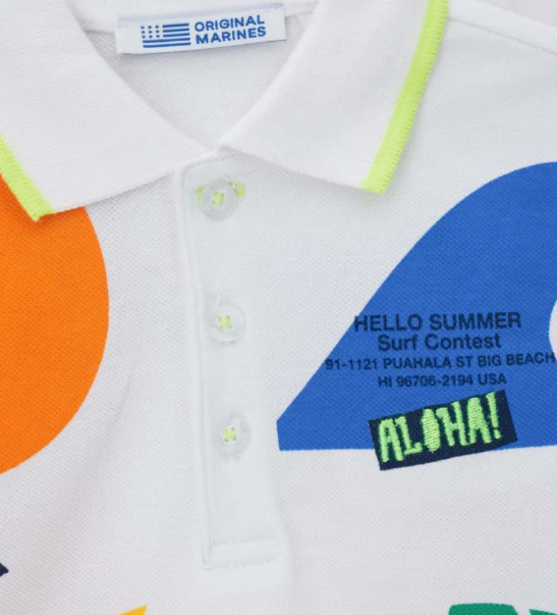 Polo con ricamo