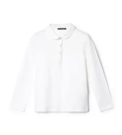 Polo manica lunga e collo camicia