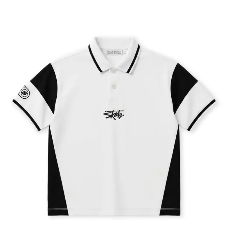 Polo piquet con stampe