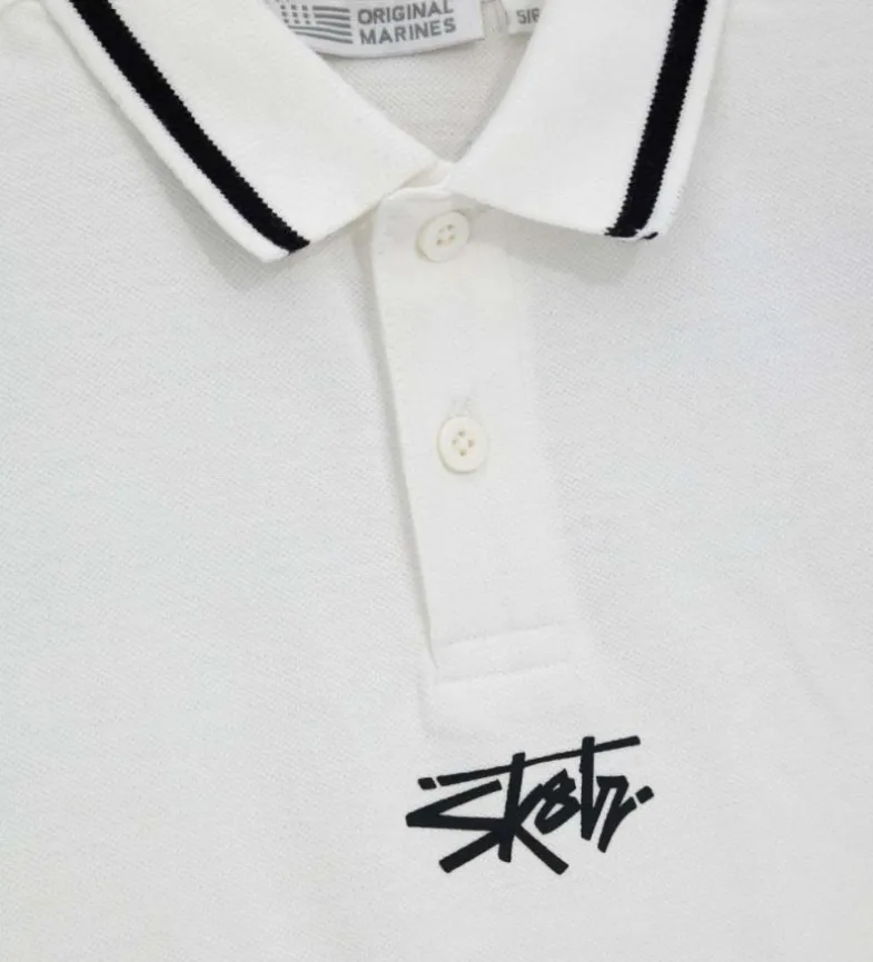 Polo piquet con stampe