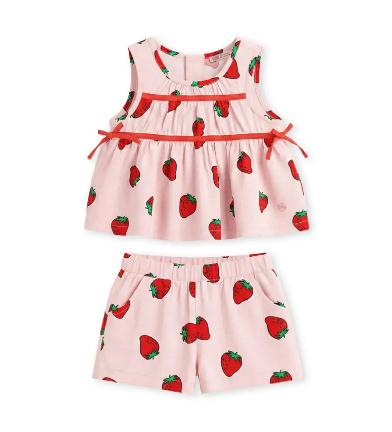 Set, blusa e bermuda