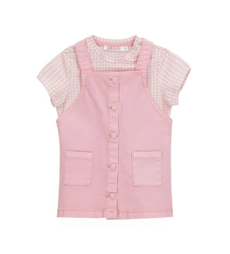 Set t-shirt e salopette