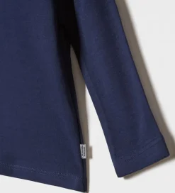 T-shirt a manica lunga con collo lupetto