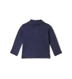 T-shirt a manica lunga con collo lupetto
