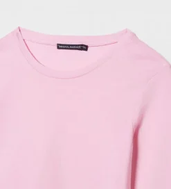 T-shirt a manica lunga con ricamo lurex