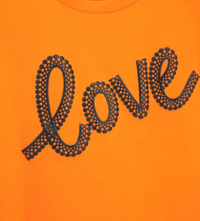 T-shirt arancione