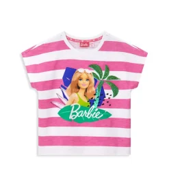 T-shirt Barbie a righe